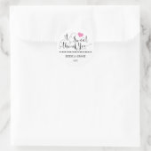 MARIAGE FAVOR STICKER Sweet merci. (Sac)