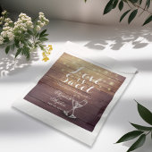 Mariage Favor Traite Sacs Champagne Verres Bois