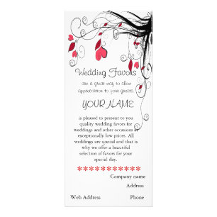 Mariage Favoriser les cartes en rack de Brochure d