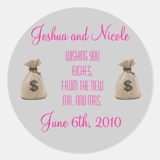 Mariage Favoriser les Étiquettes ! (Devant)