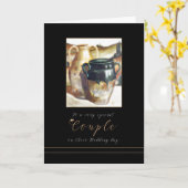 Mariage Félicitations carte de poterie peinte (Fleur jaune)