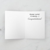 Mariage Félicitations Carte de voeux III (Intérieur)