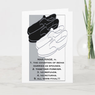 Mariage Félicitations Carte de voeux III