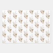 Mariage Félicitations Envelopper les feuilles de p (Devant)