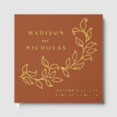 Mariage Feuille en cascade de Terracotta et Gold F (Recto)