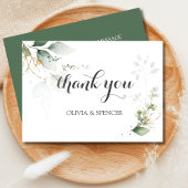 Mariage Feuille Merci en or blanc vert