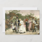 Mariage, fiançailles ou invitations nuptiales de (Devant)