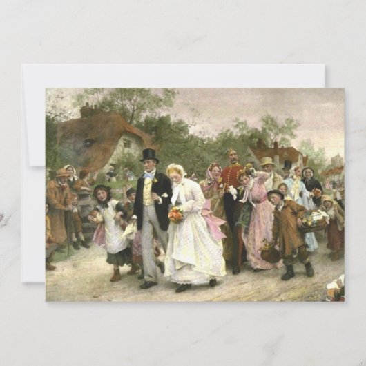 Mariage, fiançailles ou invitations nuptiales de (Devant)