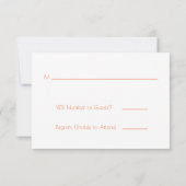 Mariage Fleur Cactus du désert RSVP (Dos)