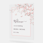 Mariage Fleur de Cerisier Rose Transparente (Angle)
