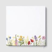 Mariage Fleur sauvage aquarelle Floral (Verso)