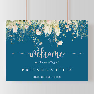 Mariage Fleur sauvage de la marine  Affiche de bie