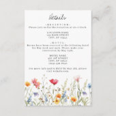 Mariage fleur sauvage Détails Carte de boîtier (Devant)