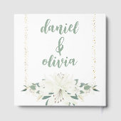 Mariage Fleur sauvage élégant Charm Green (Verso)