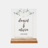 Mariage Fleur sauvage élégant Charm Green (Recto)