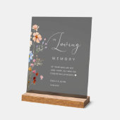 Mariage fleur sauvage "In Love Memory" (Angle)