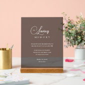 Mariage fleur sauvage "In Love Memory" (Mariage)