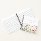 Mariage fleur sauvage Livre d'invité (Intérieur)