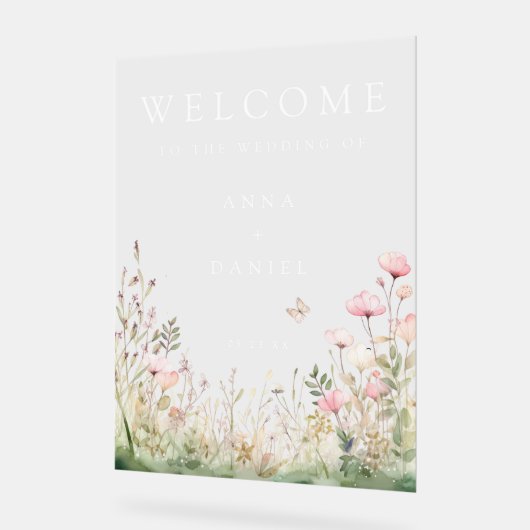 Mariage Fleur sauvage papillon (Angle)