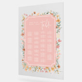 Mariage Fleur sauvage Sunny Siège rose ID1023 (Angle)