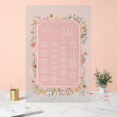 Mariage Fleur sauvage Sunny Siège rose ID1023 (Mariage)