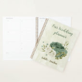 mariage fleurs blanches et vert sauge (Devant avec enveloppe)