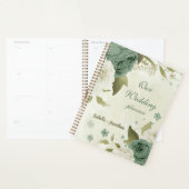 mariage fleurs blanches vert sauge (Devant avec enveloppe)