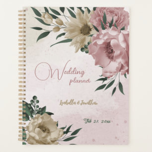 mariage fleurs rose romantique & champagne