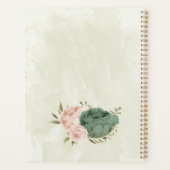 mariage fleurs rose sauge (Dos)