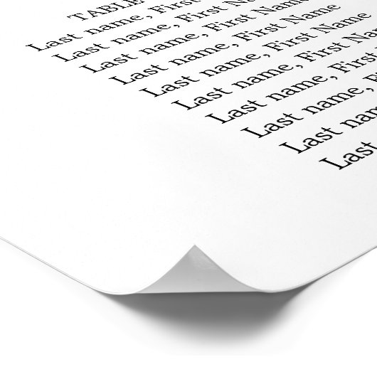 Mariage floral 16 Tableau de siège (Coin)