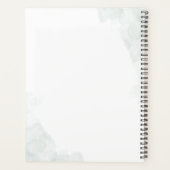 Mariage floral à l'aquarelle eucalyptus écriture (Dos)