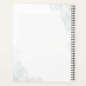 Mariage Floral à l'aquarelle Eucalyptus Script (Dos)