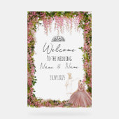 Mariage floral acrylique (Recto)