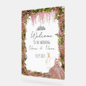 Mariage floral acrylique (Angle)
