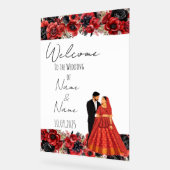 Mariage floral acrylique (Angle)