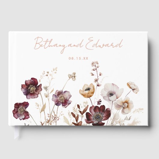 Mariage floral automne (Recto)