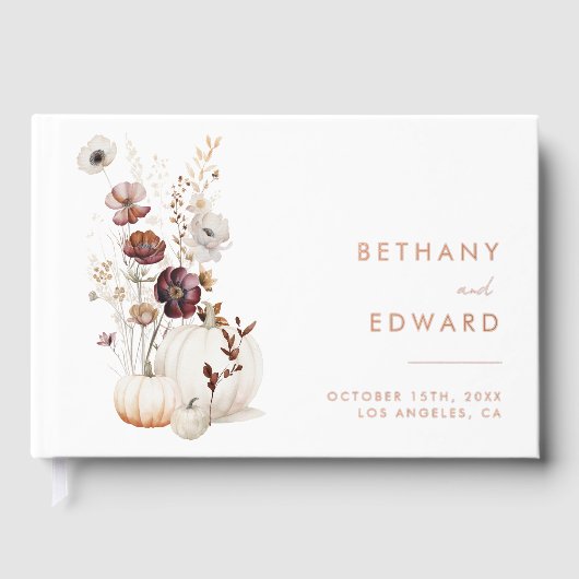 Mariage floral automne (Recto)
