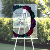 Mariage floral aux tons de joaillerie