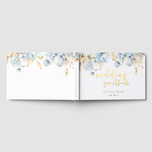 Mariage Floral bleu doré (Complet)