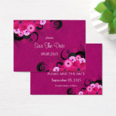 Mariage floral Dark Fuchsia Sauvez Les Cartes De D (Bureau)