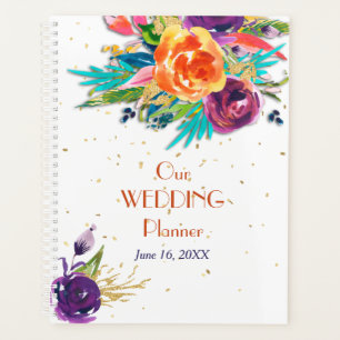 Mariage floral de la Tangérine bleue