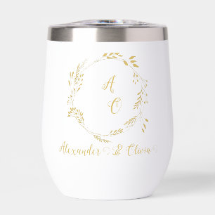 Mariage Floral De Luxe Noir Et Or
