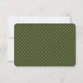 Mariage floral de vacances RSVP (Dos)