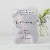 Mariage Floral d'hiver et Invitation photo (Debout devant)