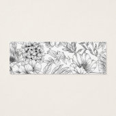 mariage floral élégant noir blanc (Dos)