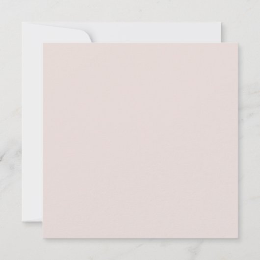 Mariage Floral Enregistrer La Date Carte Plat (Dos)