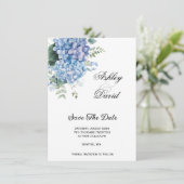 Mariage Floral Enregistrer La Date Invitation (Debout devant)