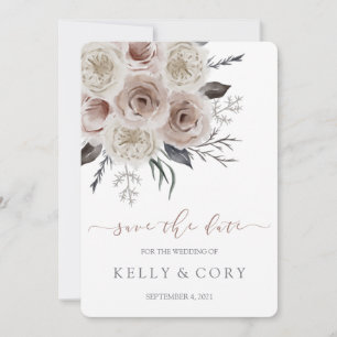 Mariage Floral Enregistrer Les Cartes De Date