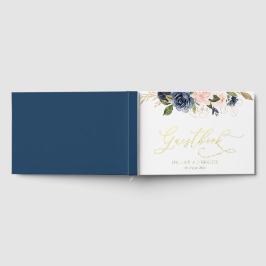 mariage floral marine et bleu (Complet)