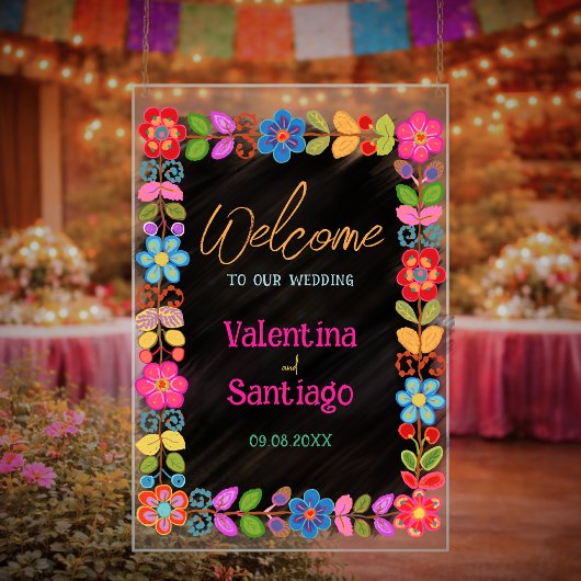 Mariage floral mexicain moderne